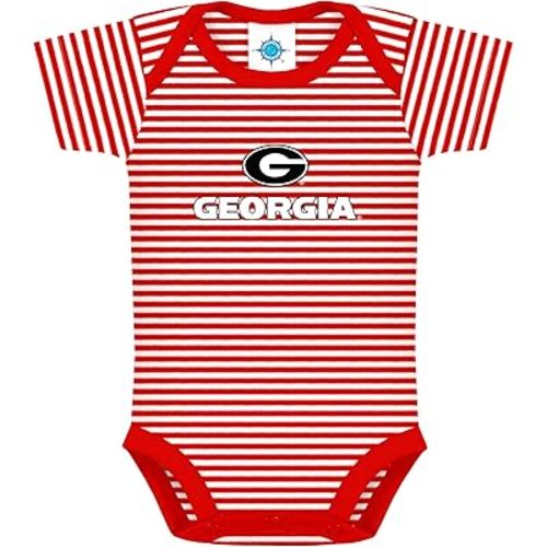 Creative Knitwear College Baby NCAA Infant Striped Bodysuit