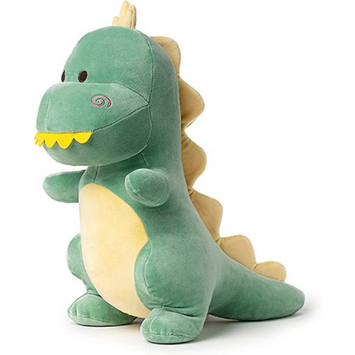 Cute Stuffed Dinosaur Plush, 12" Soft Dino Plushie Toys for Boys Girls Baby Kids (Green)