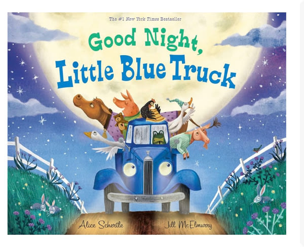 Good Night, Little Blue Truck: A Heartwarming Bedtime Story about Trucks, Farm Animals, and Friendship, For Kids (Ages 4-8)