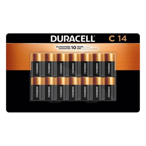 Duracell C Alkaline Batteries, 14-count