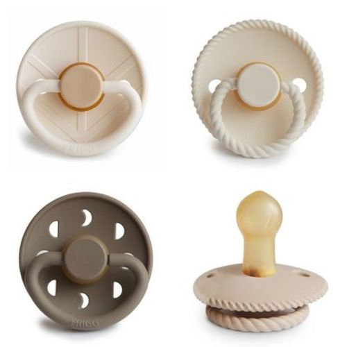 Frigg Natural Rubber Pacifier 4-pack Sunset Bliss 0-6 Months