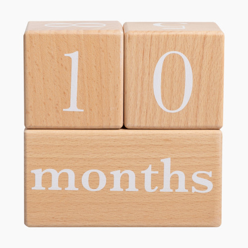 Pearhead Natural Wooden Milestone Blocks