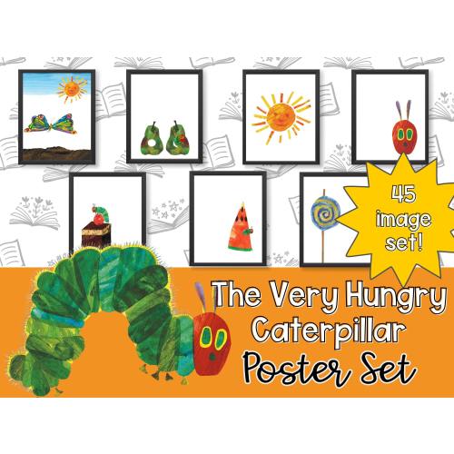 The Very Hungry Caterpillar Digital Gallery Wall Elementary Preschool Set