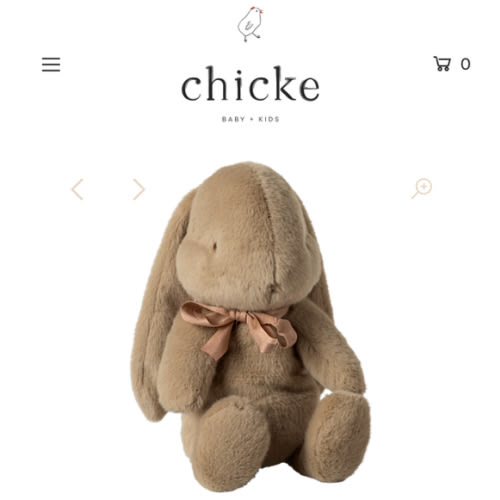 Bunny plush, Medium - Dusty brown – Chicke