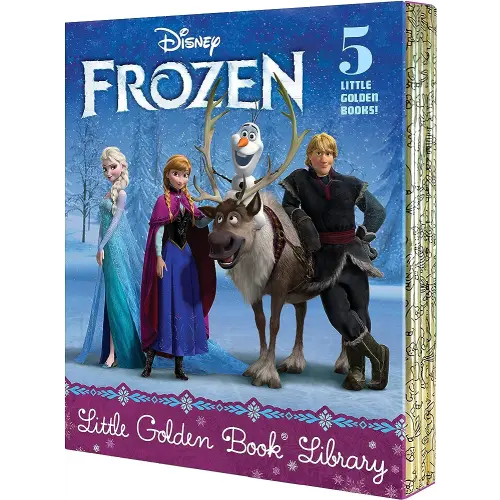 Frozen Little Golden Book Library (Disney Frozen): Frozen; A New Reindeer Friend; Olaf's Perfect Day; The Best Birthday Ever; Olaf Waits for Spring