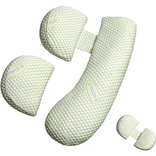Pregnancy Pillow for Pregnant Women, Soft Pregnancy Body Pillow, Support for Back, Belly, HIPS, Legs, Maternity Pillow with Detachable and Adjustable Pillow Cover