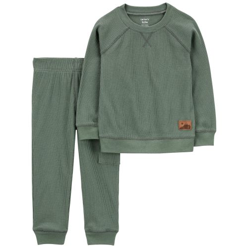 Baby 2-Piece Thermal Tee & Cargo Pant Set - Carter's | Carter's