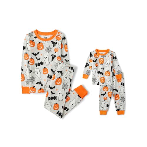 The Children's Place Baby and Kids, Sibling Matching, Holiday Pajama Sets, Cotton