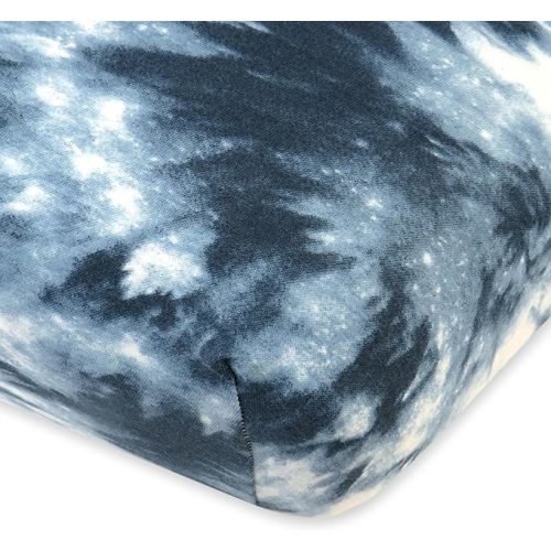 HonestBaby Unisex-Baby Classics Fitted Crib Sheets Set Standard Mattress, 100% Organic Cotton Baby Boys, Girls, Neutral, 1 Pack - Strawberry Cream, One Size