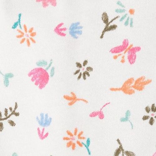 Baby Girl Carter's Floral Cotton Romper - 3 months