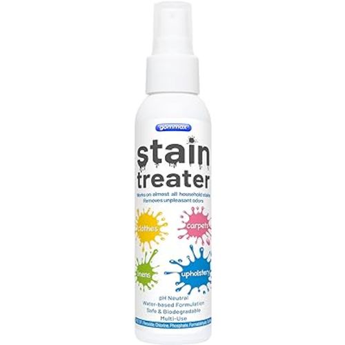 Stain Remover Spray, Baby Stain Treater for Laundry, Messy Eater Stain Treater Spray, Fabric Stain Remover for Spots on Clothes, Underwear, Carpets, Linens, 4 oz Spray Bottle (1)