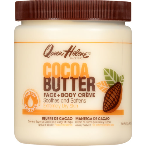 Queen Helene Facial Creme Moisturizer, Cocoa Butter for Dry Skin, 15 oz