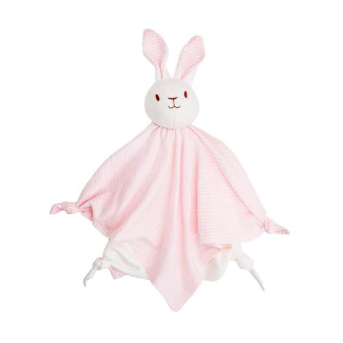 Lovey Bunny Blanket Friend - Pink Stripe