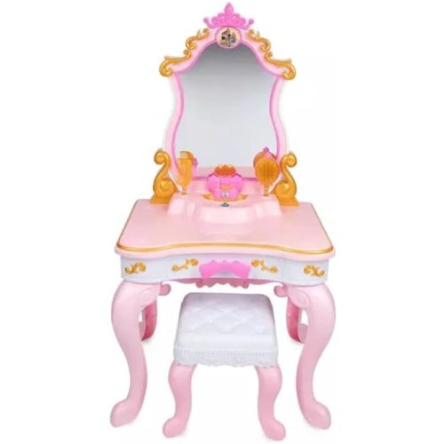 Disney Princess Ultimate Musical Vanity with Enchanting Messages & Celebration Song! Includes Brush, Comb, Tiara & 5 Rings