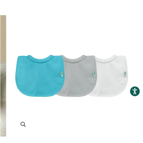 green sprouts® Stay-dry Milk-catcher Bibs (3 pack)