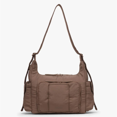 Crossbody Diaper Bag - HAZELNUT