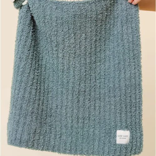 Chenille Blanket - Ocean Blue - Mini/Lovey