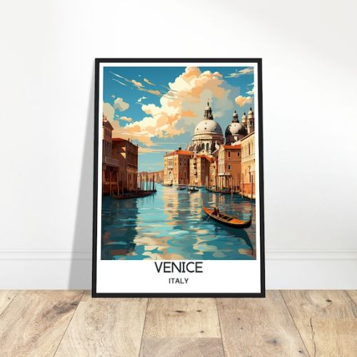 Venice Travel Poster, Venice Travel Print, Venice Art, Venice Gift, Venice Wall Decor, Venice Painting, Venice Artwork, Venice Wall Art - Etsy