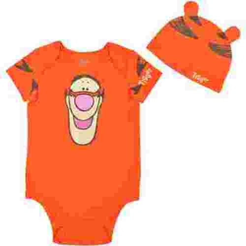 Disney Winnie The Pooh Boys Single Roleplay Onesie with Hat, Infant