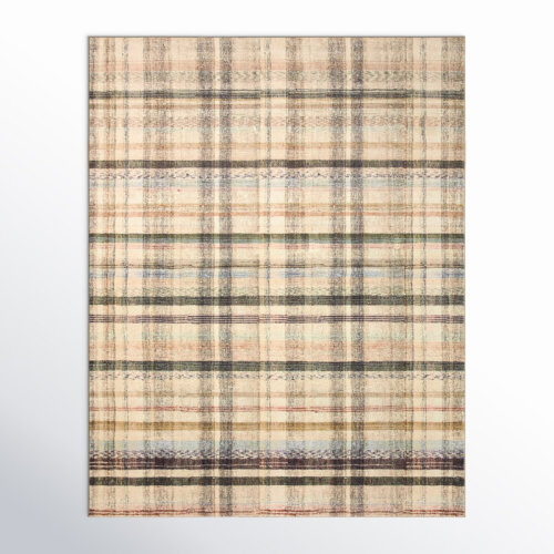 Chris Loves Julia x Loloi Humphrey Collection HUM-02 Ivory/Green/Gray/Black, Contemporary Area Rug & Reviews | Birch Lane 7’3”x9’3”