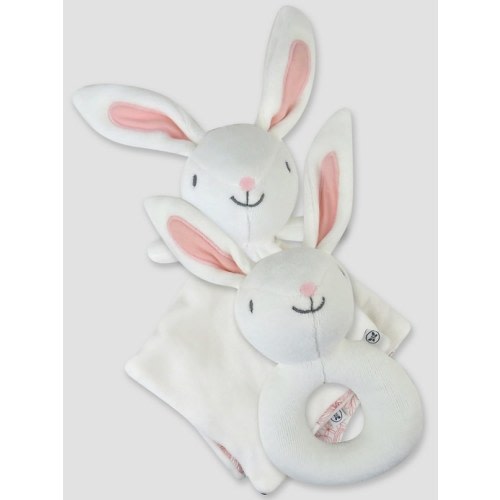 Honest Baby Clothing Lovey and Rattle Set | Gap
