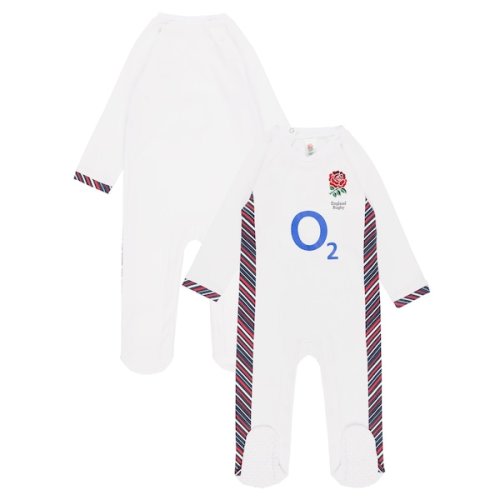 England Rugby Kit Sleepsuit 2024/25 - Baby