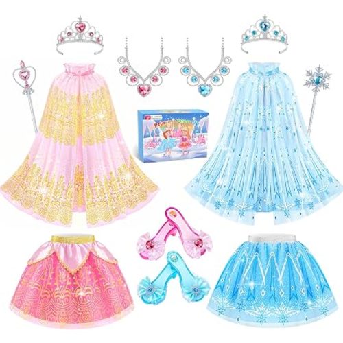Princess Dress Up Clothes for Little Girls Kids Princess Dress Up Shoes