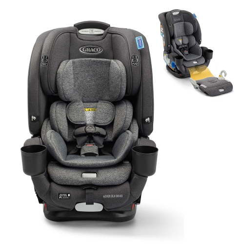 Graco 4Ever DLX Grad 5-in-1 Convertible Car Seat | Versatile, Comfortable, and Safe for Babies through Preteens | 1.8-54 kg (4-120 lb)
