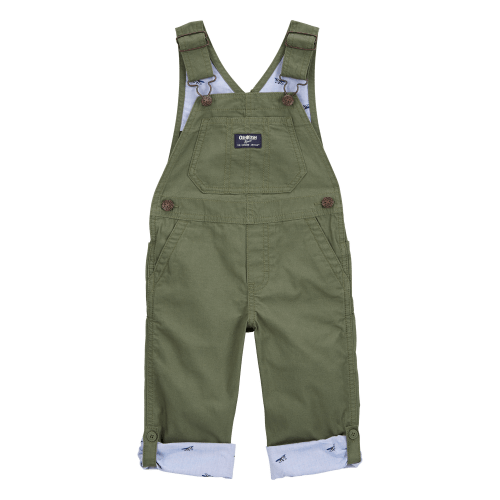 Toddler Solid Canvas Overalls - Green - OshKosh | Carter's