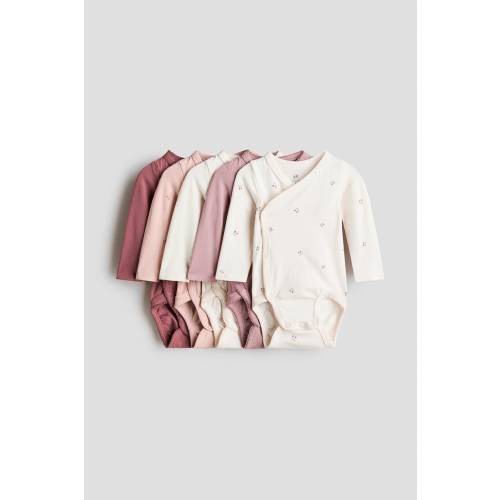 5-PACK WRAPOVER BODYSUITS
