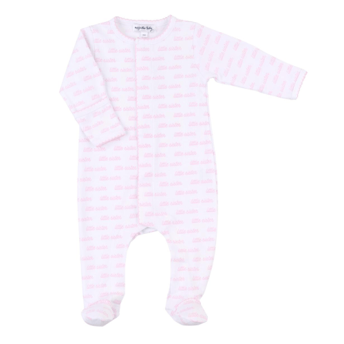 LITTLE SISTER PRINTED FOOTIE – Southern Sorelle Embroidery Boutique