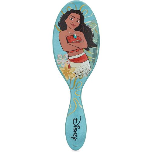 Wet Brush Disney Original Hair Detangler, Moana (Elegant Princess), Ultra-Soft IntelliFlex Bristles, Detangling Brush Glides Through Tangles (Wet Dry & Damaged Hair), Women & Men