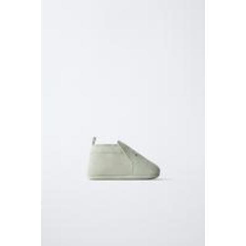 LEATHER SHOES - Sky Blue | ZARA United States