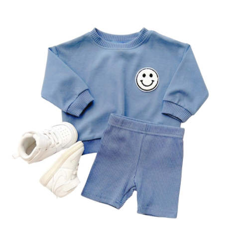 Biker Shorts Set | Blue