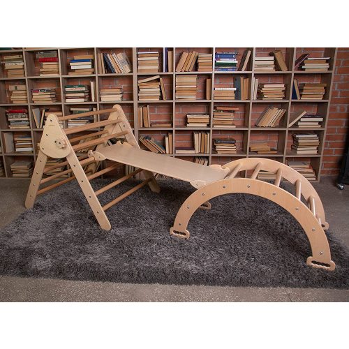 Triangle for Kids Rock with ramp - Montessori Climber