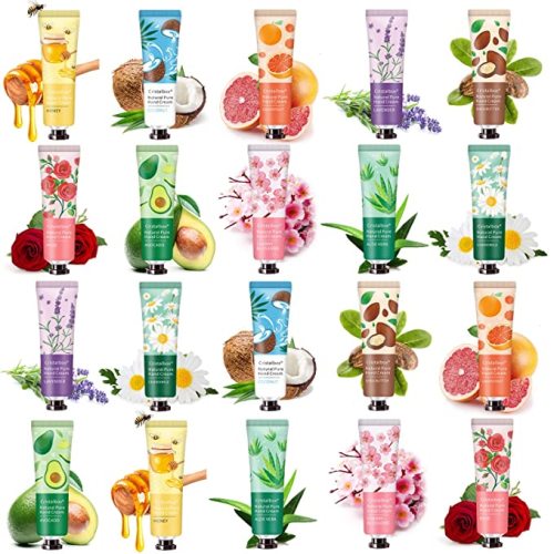 20 Pack Hand Cream Gift Set- Scented Hand Lotion for Dry Cracked Hands,Working Hands & Body- Hand Care Moisturizing Cream Body Moisturizer Hydration Mini Hand Lotion Travel Size Bulk Gifts for Women