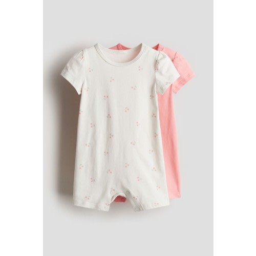 H&M 2-pack Cotton Jersey Jumpsuits
