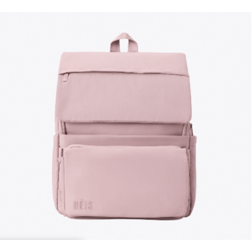 BÉIS 'The Ultimate Diaper Backpack' in Atlas Pink