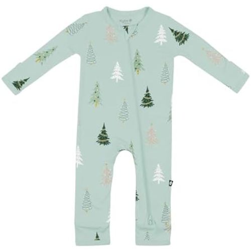 KYTE BABY Zippered Rompers, Unisex, Rayon Made from Bamboo (0-24 Months