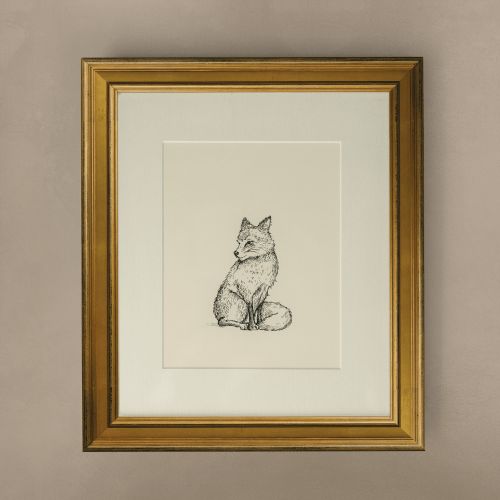The 'Fox' Framed Art
