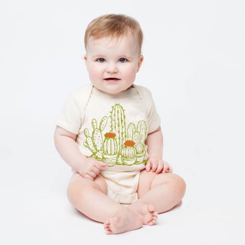 Cactus Bodysuit - Infant One Piece - Baby Clothing - Baby One Piece - Baby Girl - Baby Boy - Cactus Baby Romper - Succulent Baby Gift