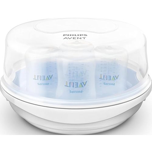 Philips Avent Microwave Steam Sterilizer for Baby Bottles, Pacifiers, Cups and More, SCF281/05