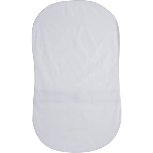 HALO BassiNest Fitted Sheet – 100% Cotton, Soft and Breathable Bassinet Sheet for Babies, 30” x 16” Pre-Shrunk Sheet, Solid White