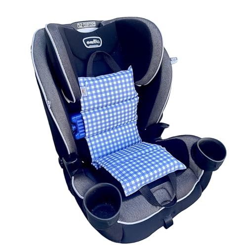 Little Bum Coolers Original Car Seat Cooler Washable Insulated Ice Pack Infant Car Seat Cooling Cushion Mat for Hot Weather Multifunctional Baby Cooling Pad (Gingham)