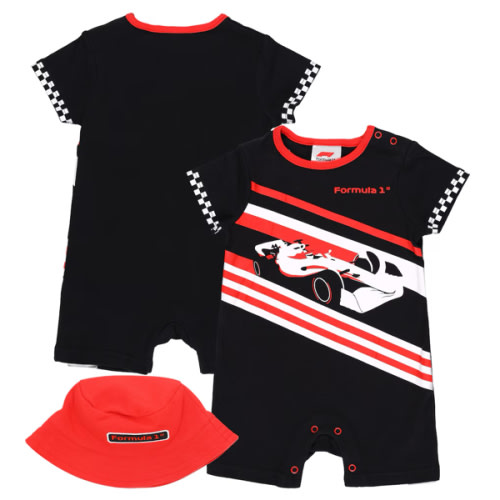 Formula 1 Romper and Bucket Hat