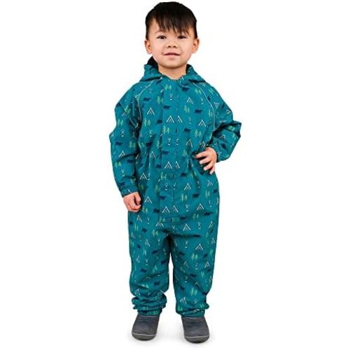JAN & JUL Waterproof Rain Suit, Windproof Coveralls for Toddlers and Kids