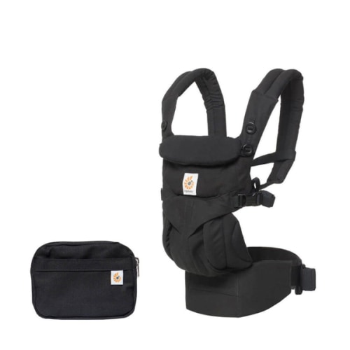 OMNI 360 Cotton Baby Carrier - Pure Black