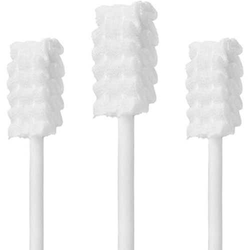 100 Pcs Infant Toothbrush, Tongue Cleaner, Disposable Tongue Cleaning Gauze Toothbrush, Oral Cleaning Stick, 0-36 Month Baby Oral Care
