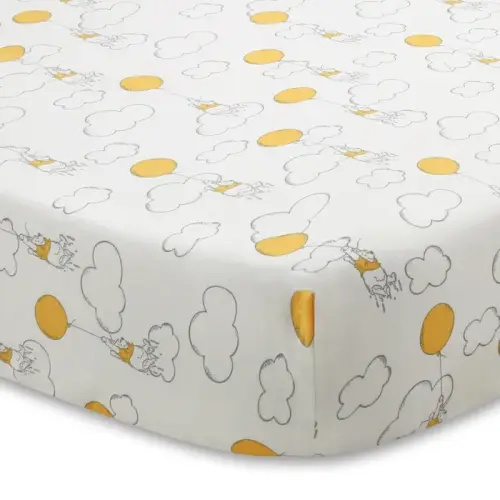 Disney Cot Fitted Sheet Winnie's Woodland | Baby Bunting AU