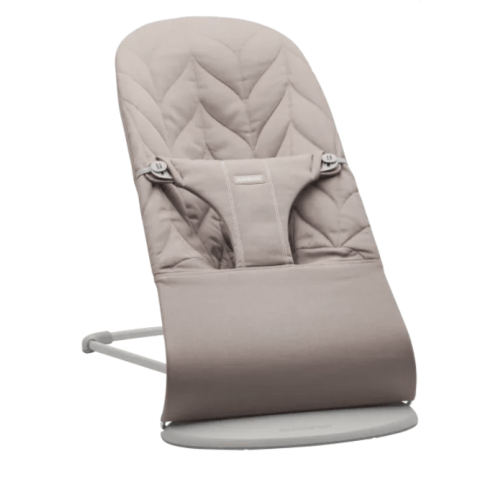 Baby Bjorn Bouncer Bliss Woven Petal Quilt Sand Grey